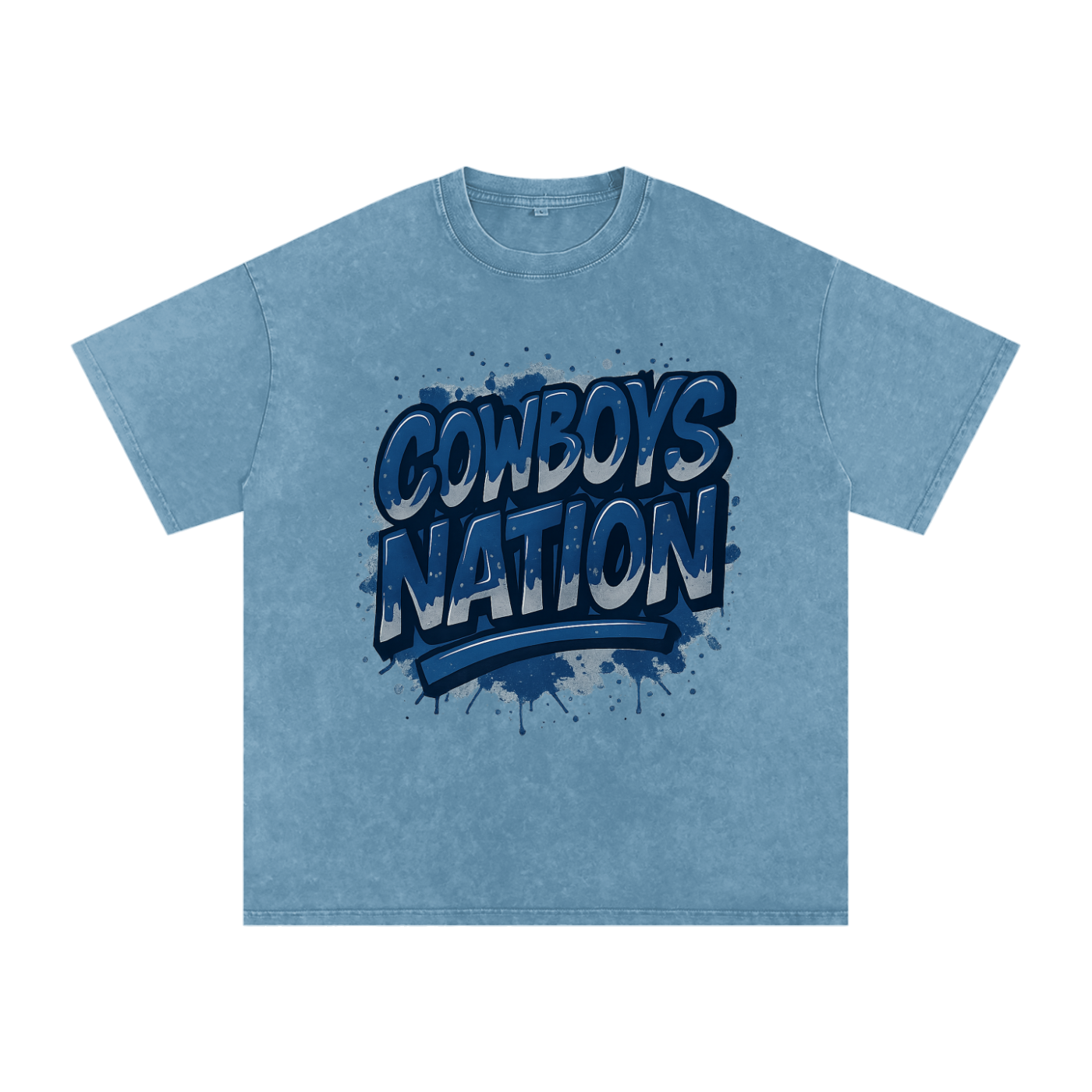 "Cowboys Nation" Dallas Inspired Oversized Vintage Tee