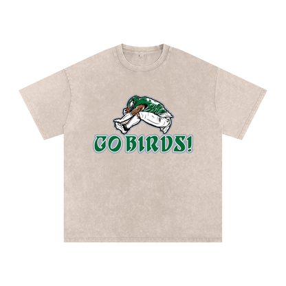 Saquon Barkley "Go Birds" Oversized Vintage Tee