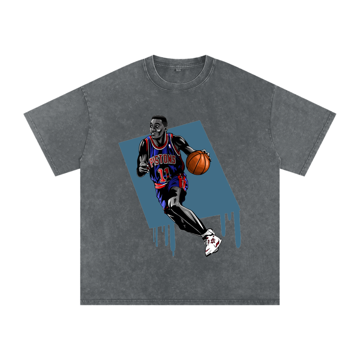 "Isiah Thomas" Oversized Vintage Tee