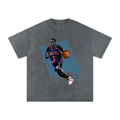 "Isiah Thomas" Oversized Vintage Tee