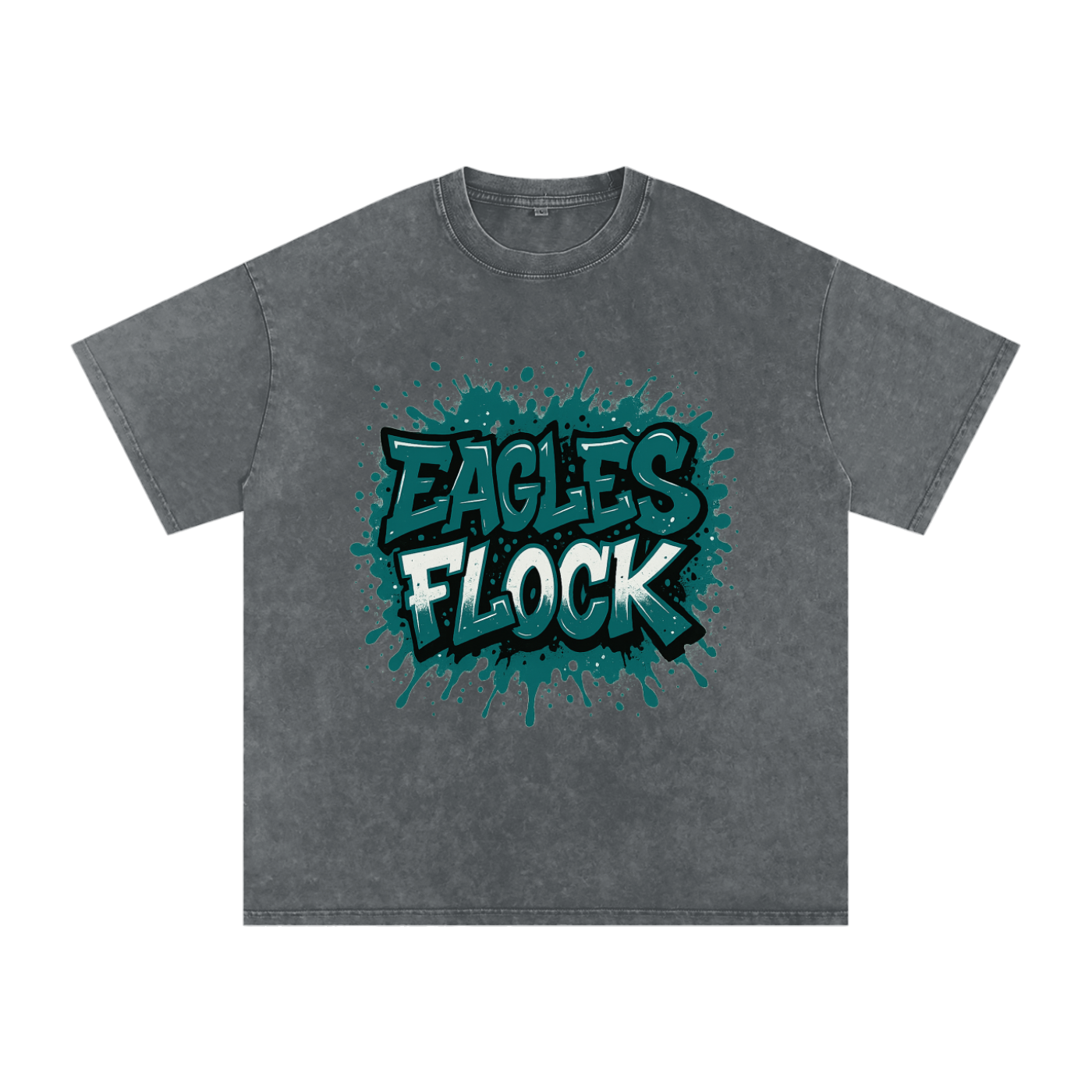 "Eagles Flock" Philly Inspired Oversized Vintage Tee
