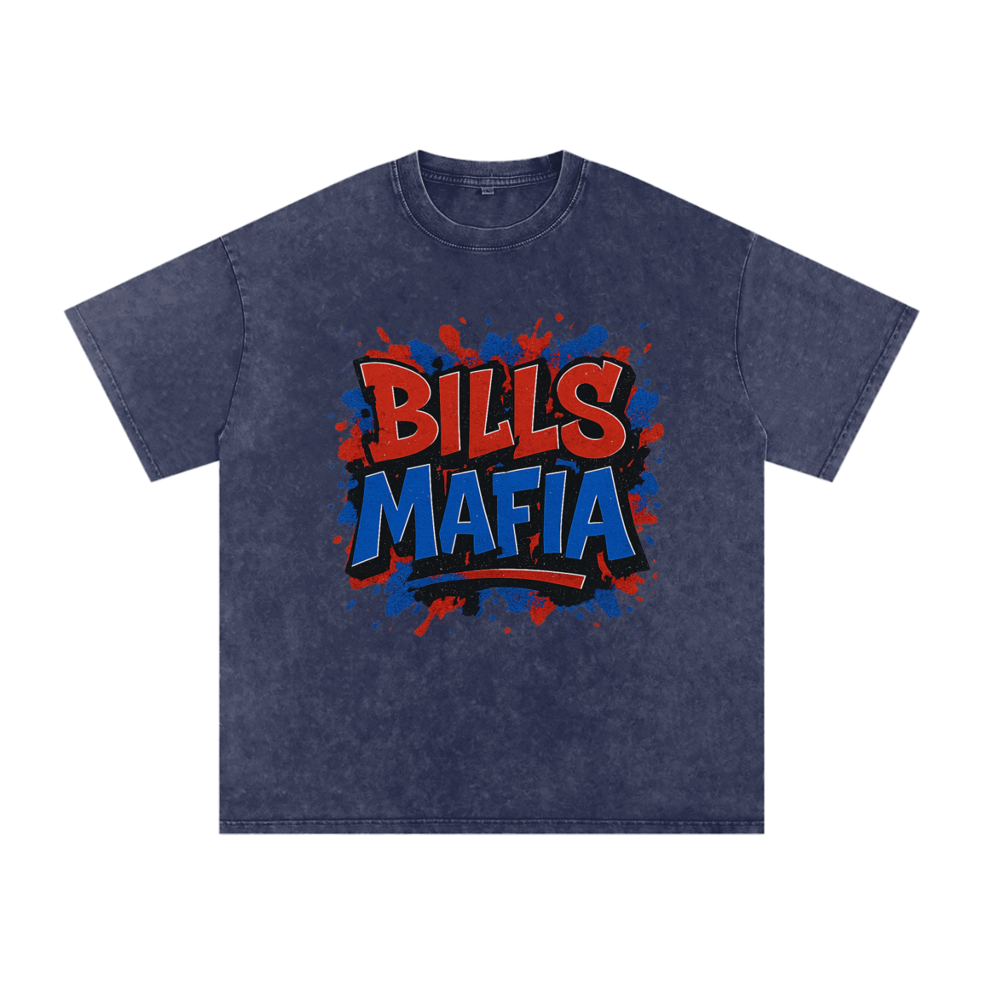 "Bills Mafia" Buffalo Inspired Oversized Vintage Tee