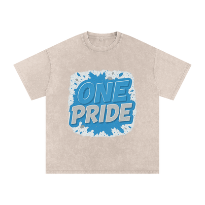 &quot;One Pride&quot; Detroit Inspired Oversized Vintage Tee
