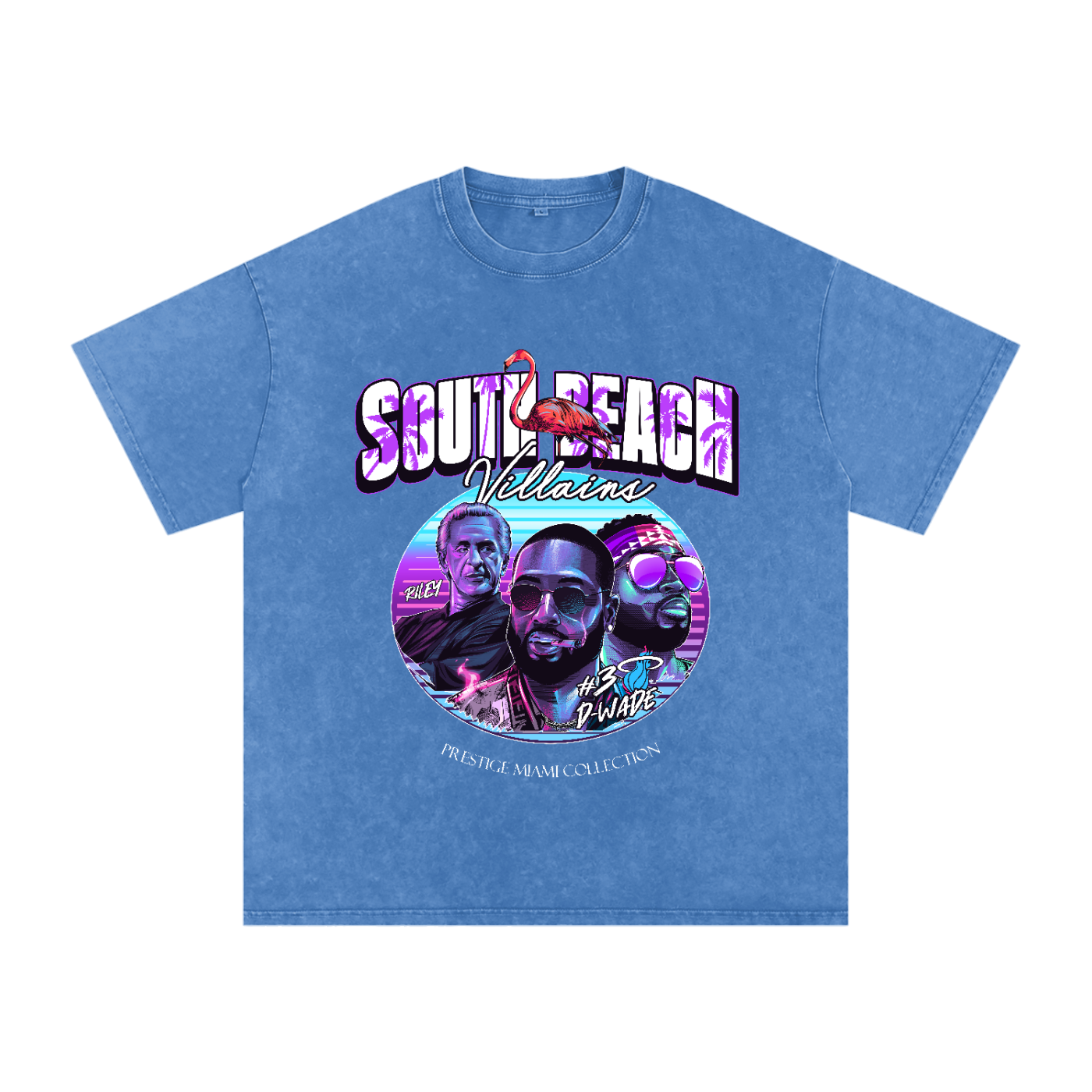 "South Beach Villains" Oversized Vintage Tee