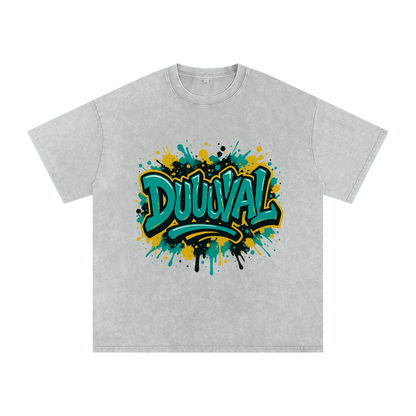 "Duuuval" Jacksonville Inspired Oversized Vintage Tee