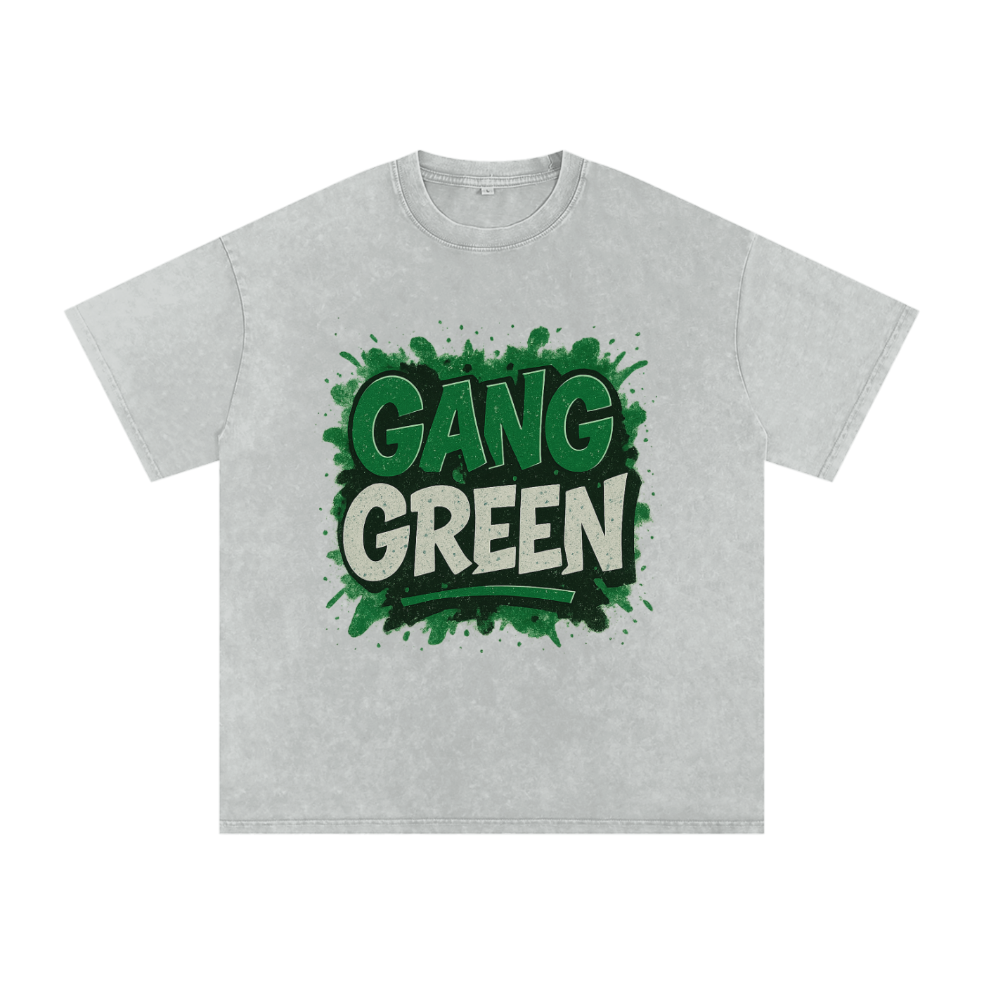 "Gang Green" New York Inspired Oversized Vintage Tee