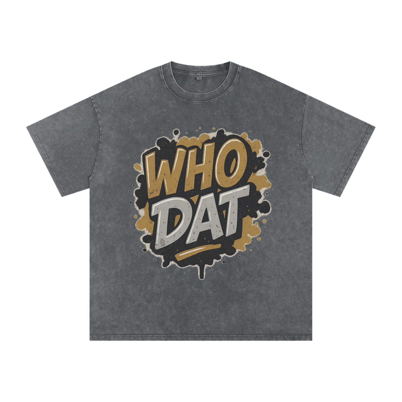 "Who Dat" New Orleans Inspired Oversized Vintage Tee