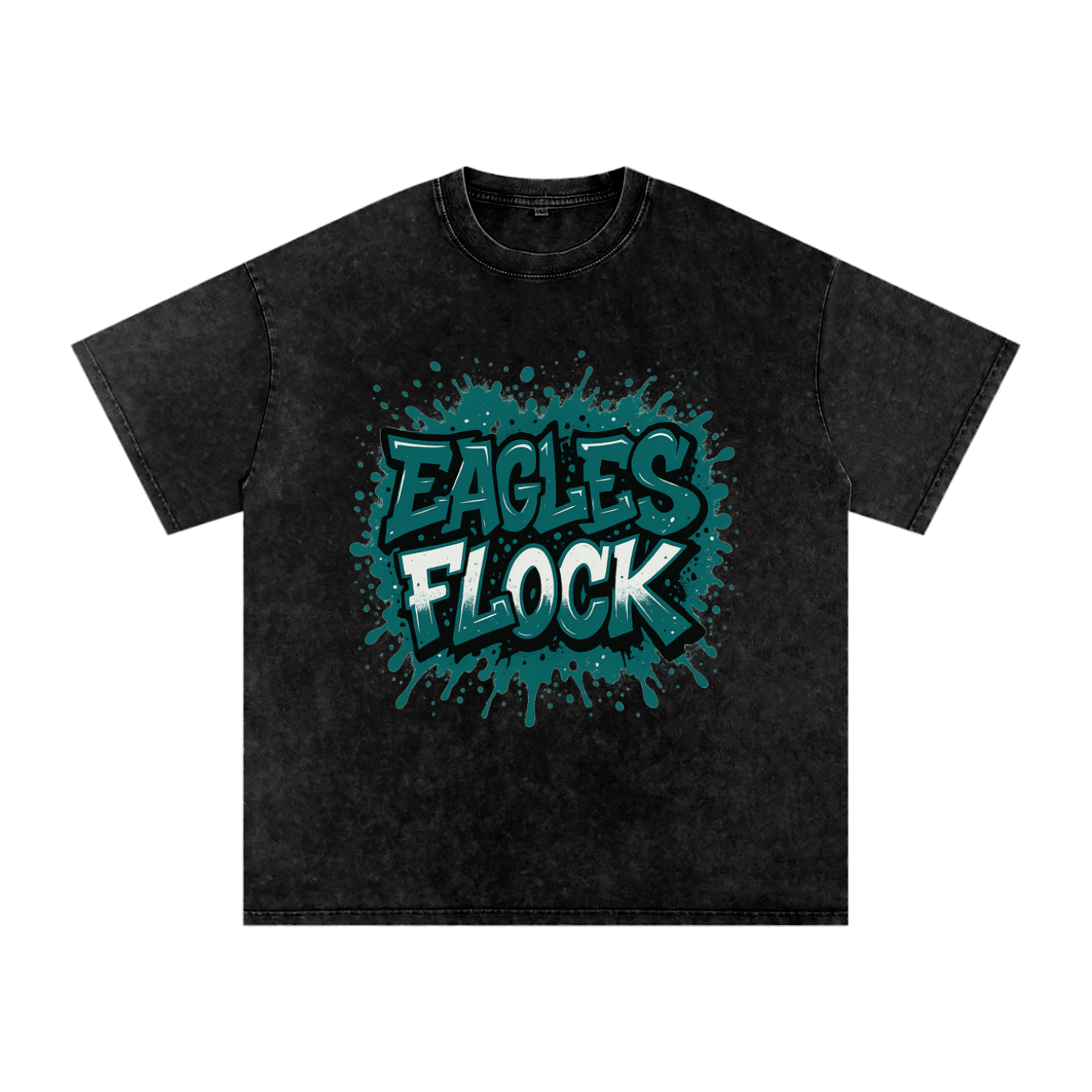 "Eagles Flock" Philly Inspired Oversized Vintage Tee
