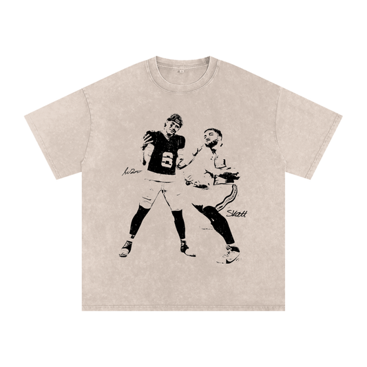 "Jax & Skatt" Oversized Vintage Tee