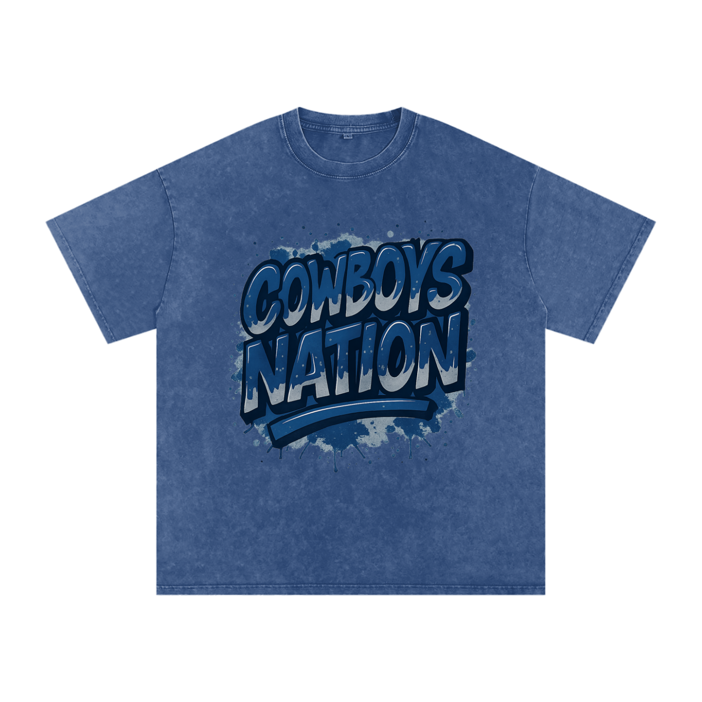 "Cowboys Nation" Dallas Inspired Oversized Vintage Tee