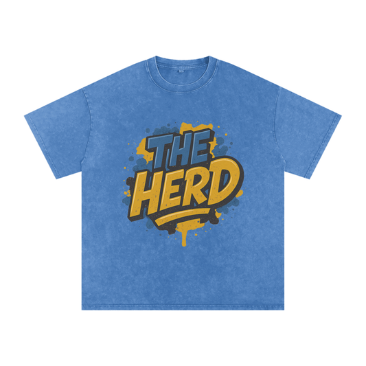 "The Herd" Los Angeles Inspired Oversized Vintage Tee