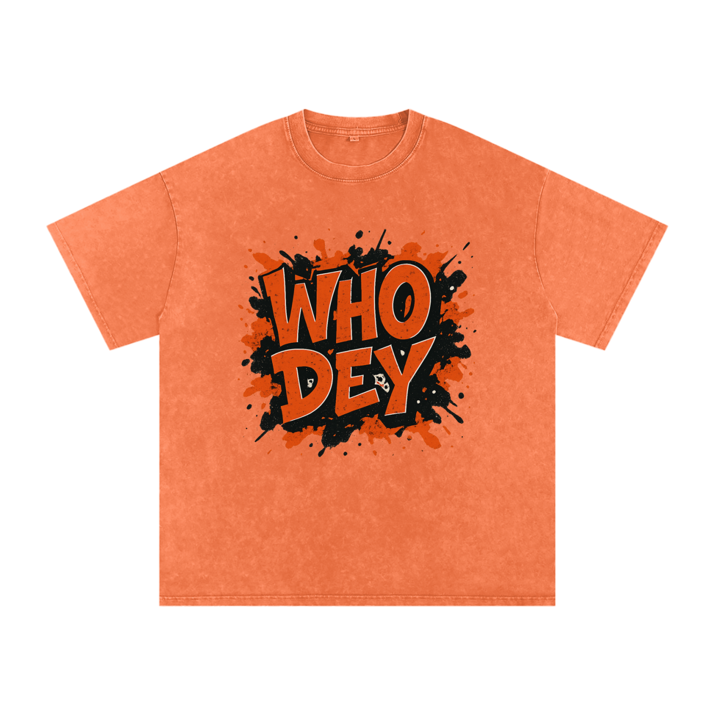 "Who Dey" Cincinnati Inspired Oversized Vintage Tee