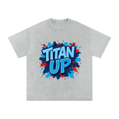 "Titan Up" Tennessee Inspired Oversized Vintage Tee