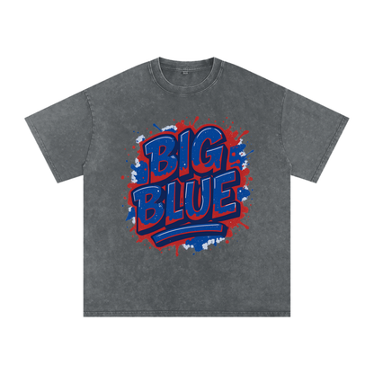 "Big Blue" New York Inspired Oversized Vintage Tee