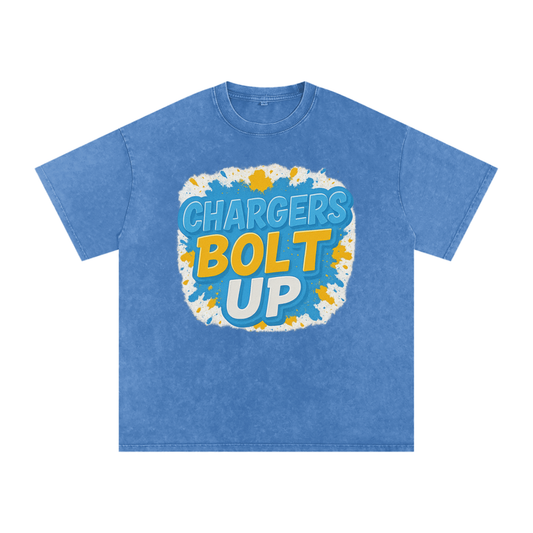 "Bolt Up" Los Angeles Inspired Oversized Vintage Tee