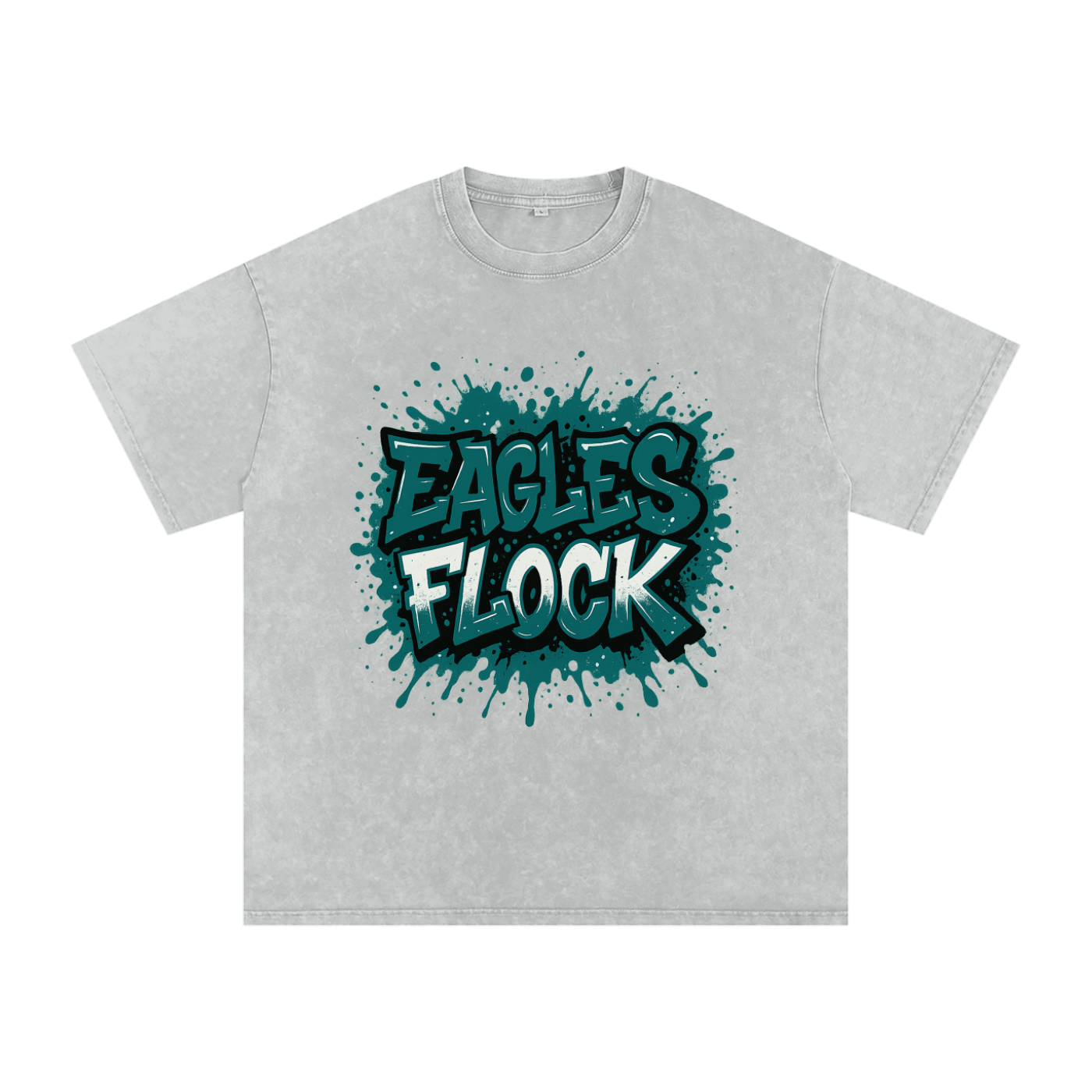 "Eagles Flock" Philly Inspired Oversized Vintage Tee