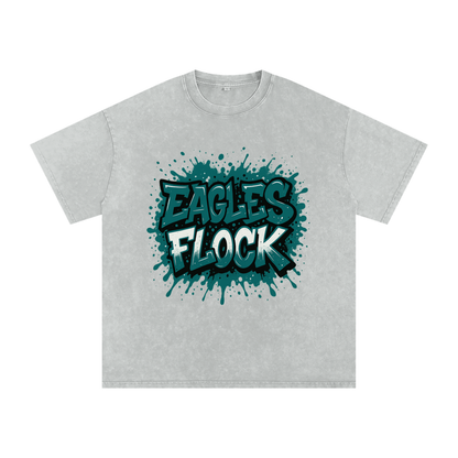 "Eagles Flock" Philly Inspired Oversized Vintage Tee
