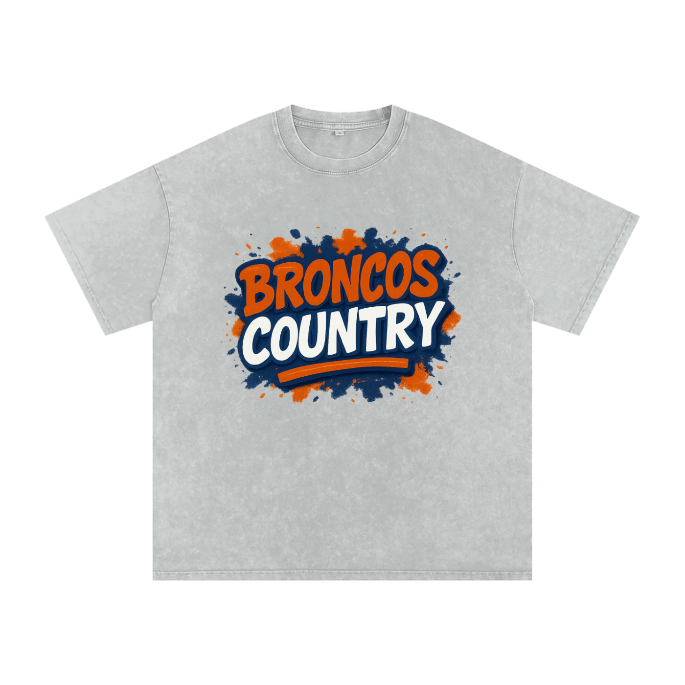 "Broncos Country" Denver Inspired Oversized Vintage Tee