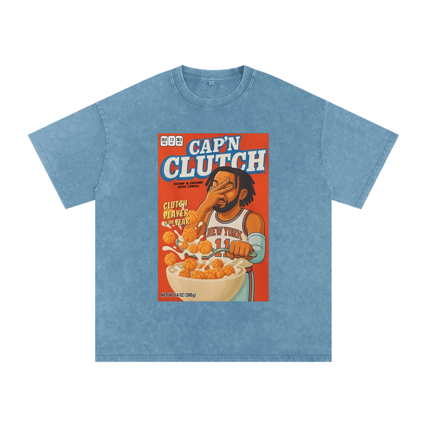 "Cap'N Clutch" Oversized Vintage Tee