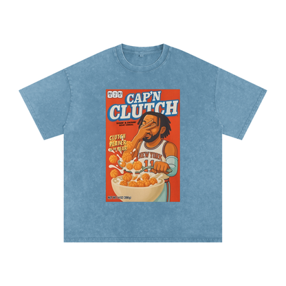 "Cap'N Clutch" Oversized Vintage Tee