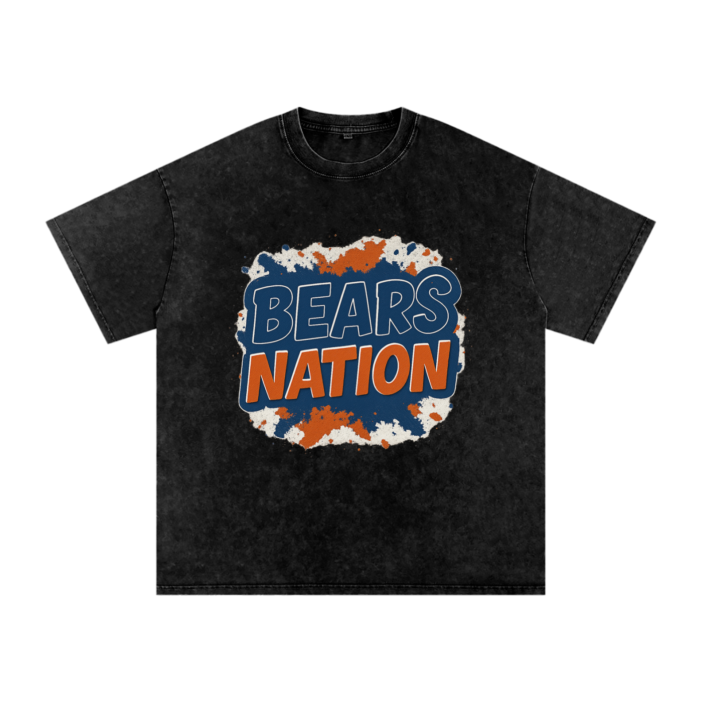 "Bears Nation" Chicago Inspired Oversized Vintage Tee