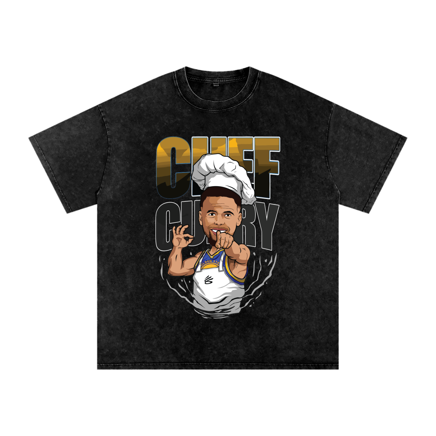 "Chef Curry" Oversized Vintage Tee