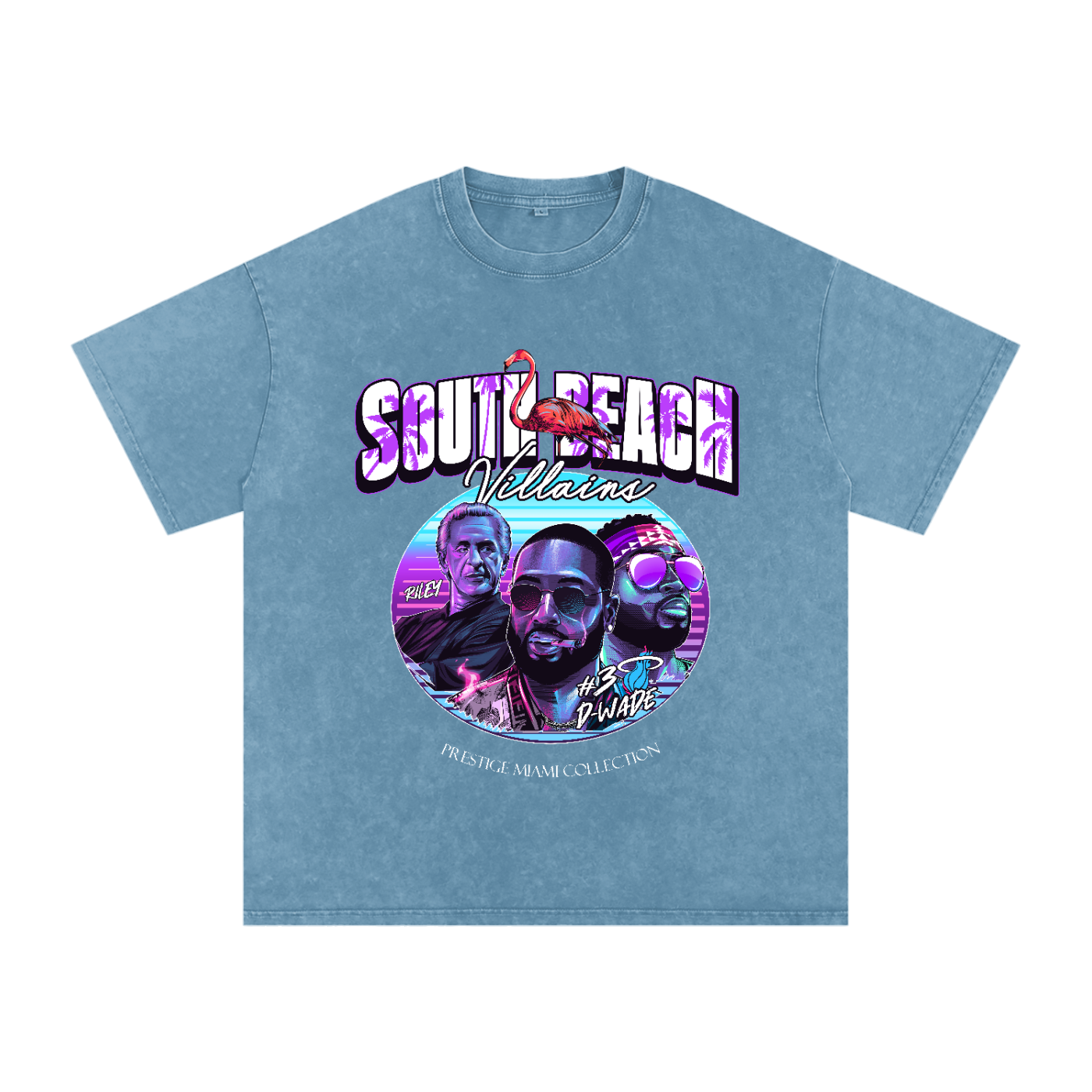 "South Beach Villains" Oversized Vintage Tee