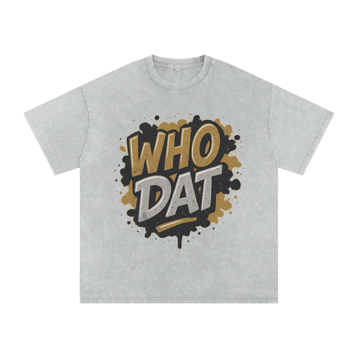 "Who Dat" New Orleans Inspired Oversized Vintage Tee
