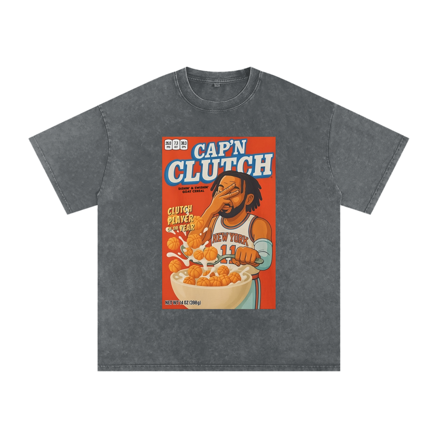 "Cap'N Clutch" Oversized Vintage Tee