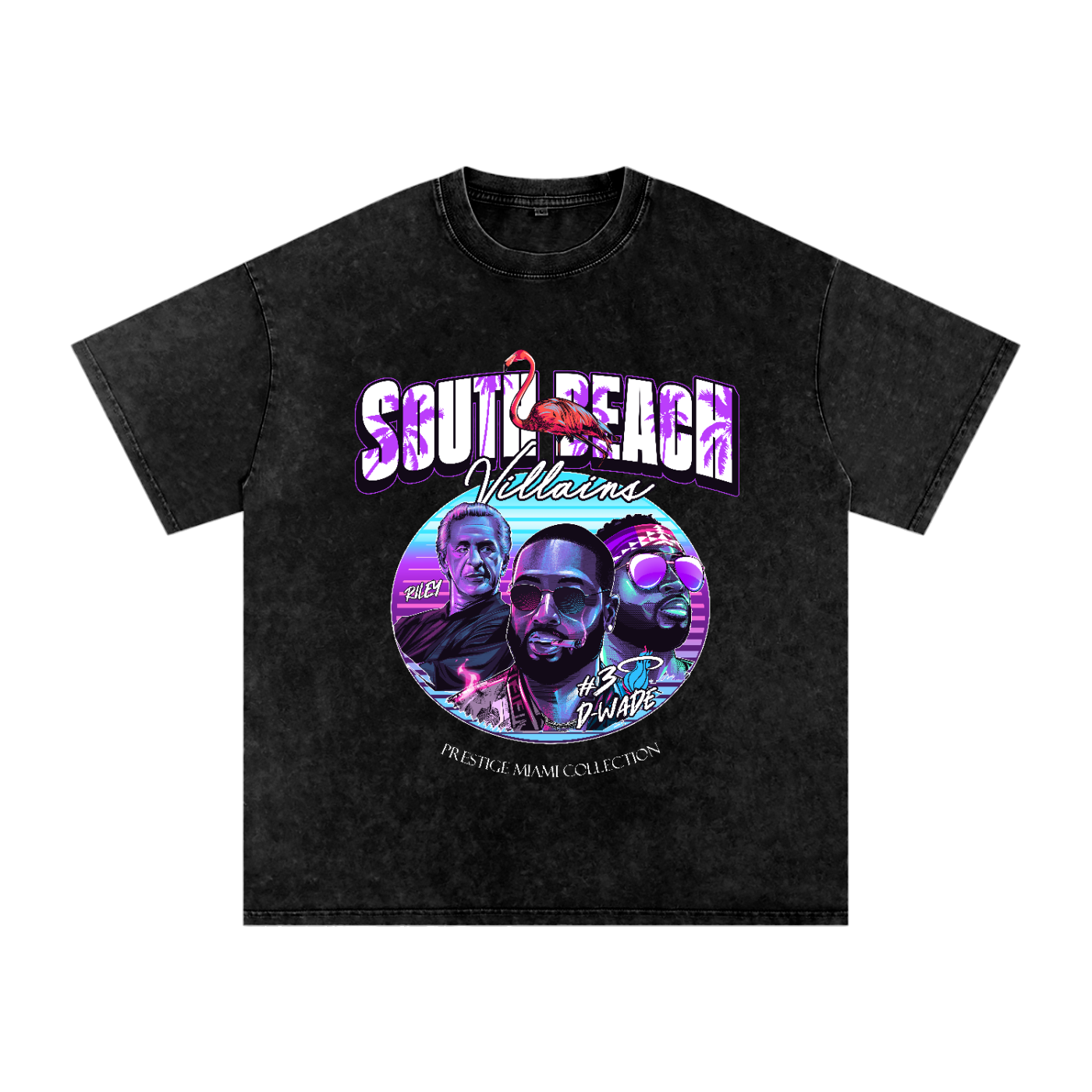 "South Beach Villains" Oversized Vintage Tee