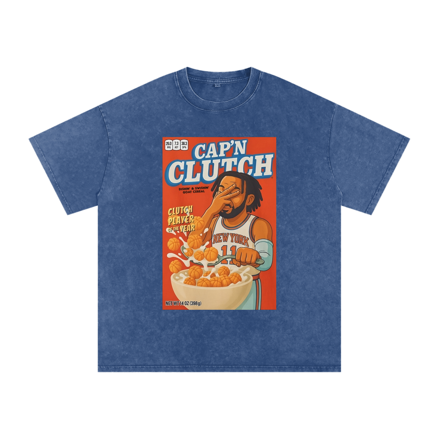 "Cap'N Clutch" Oversized Vintage Tee