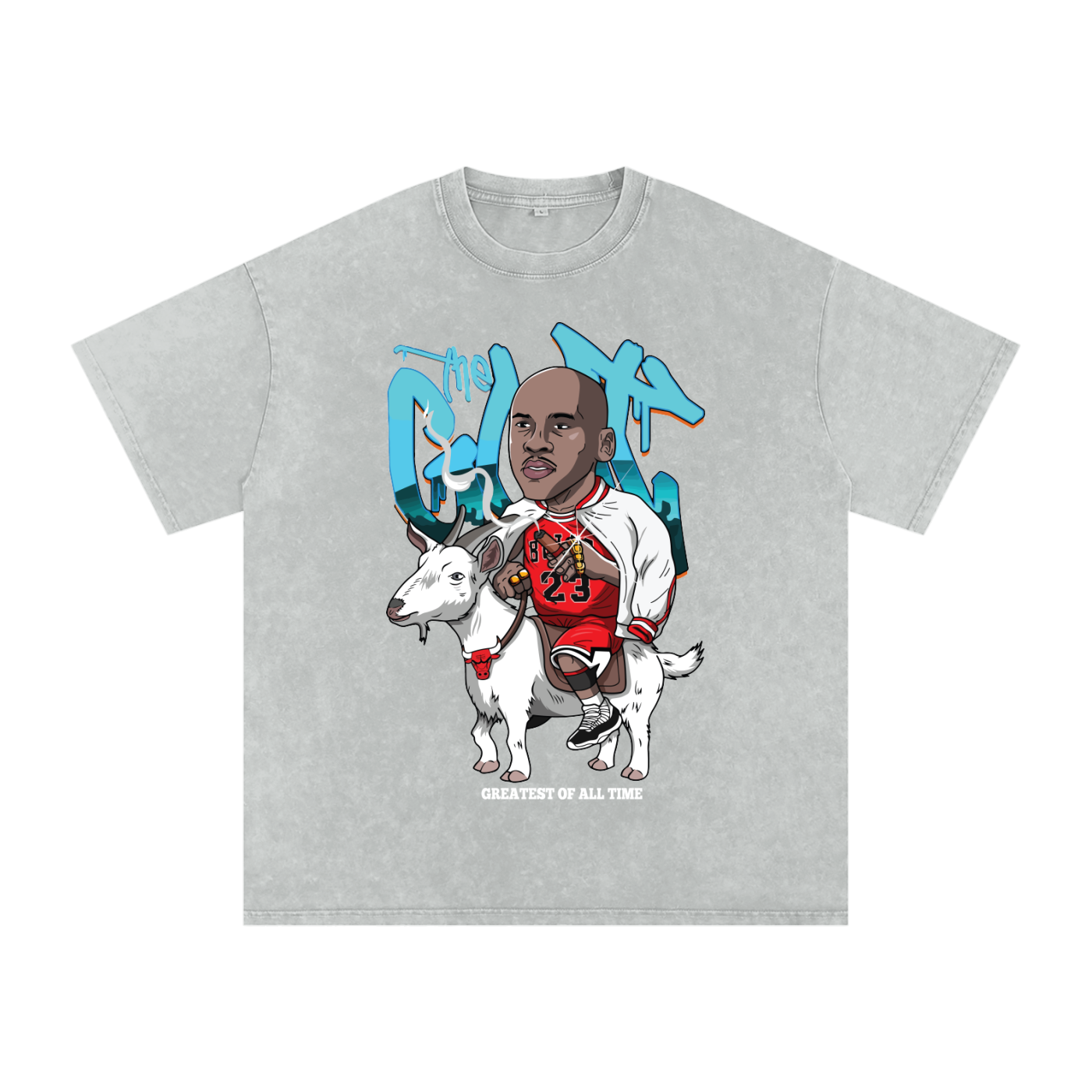 "The Goat" Oversized Vintage Tee