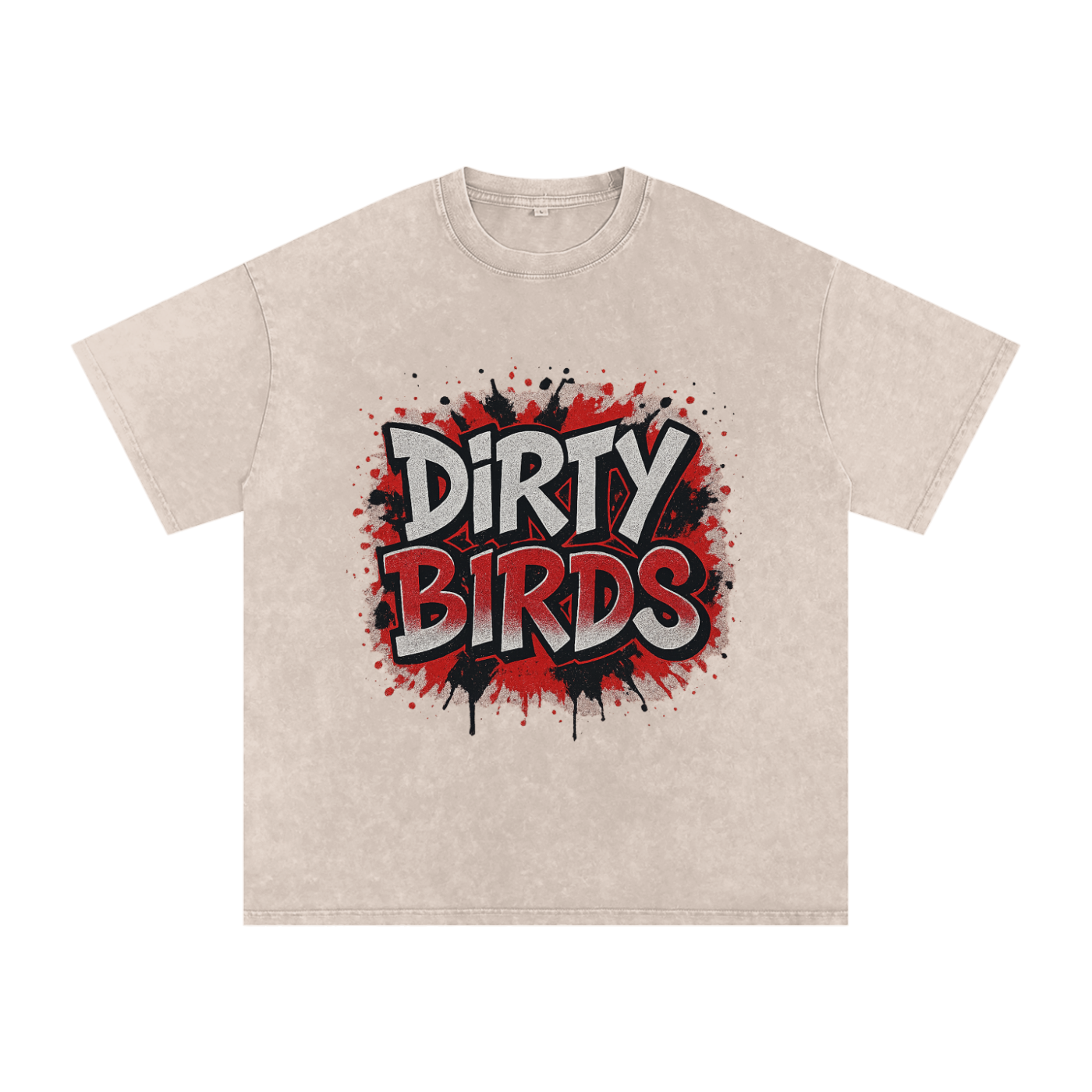 "Dirty Birds" Atlanta Inspired Oversized Vintage Tee