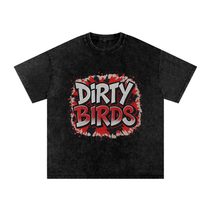 "Dirty Birds" Atlanta Inspired Oversized Vintage Tee