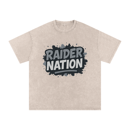 "Raider Nation" Las Vegas Inspired Oversized Vintage Tee