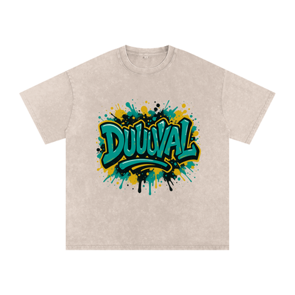 "Duuuval" Jacksonville Inspired Oversized Vintage Tee