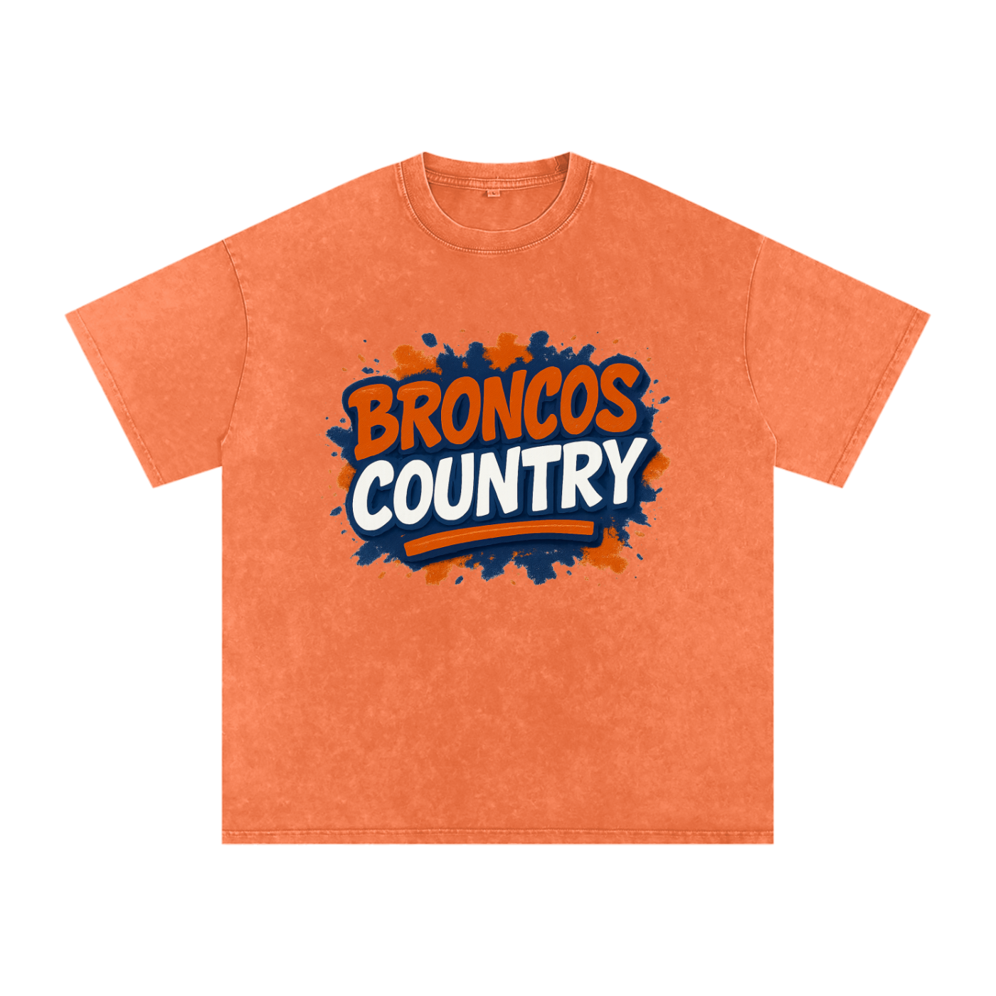"Broncos Country" Denver Inspired Oversized Vintage Tee