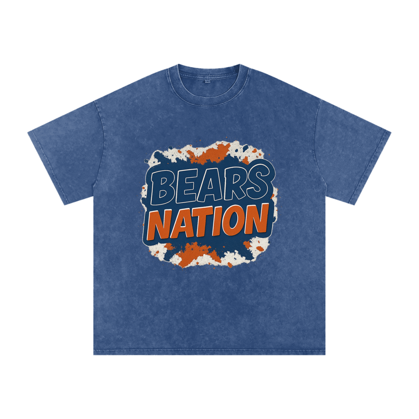 "Bears Nation" Chicago Inspired Oversized Vintage Tee