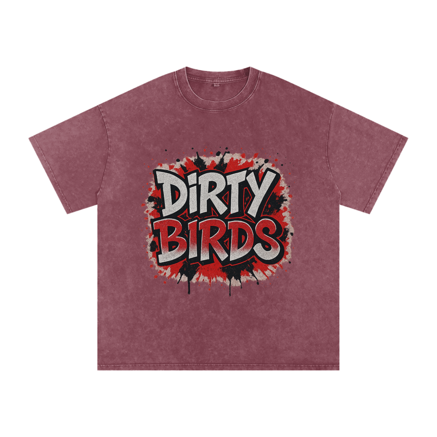 "Dirty Birds" Atlanta Inspired Oversized Vintage Tee