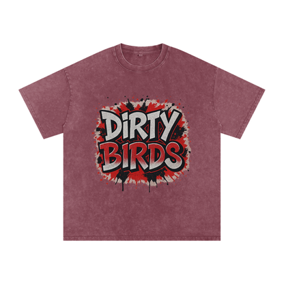 "Dirty Birds" Atlanta Inspired Oversized Vintage Tee