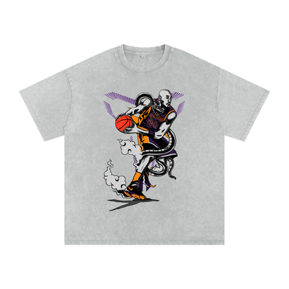 "Black Mamba" Oversized Vintage Tee