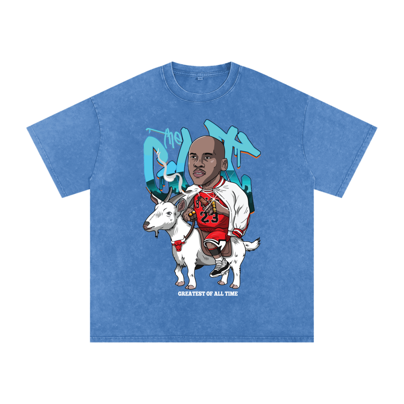 "The Goat" Oversized Vintage Tee
