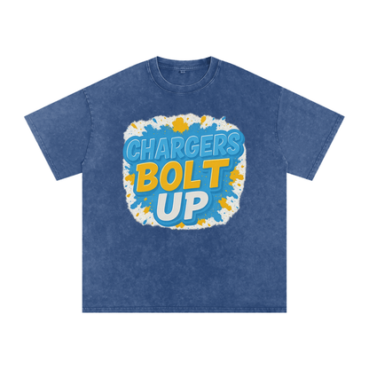 "Bolt Up" Los Angeles Inspired Oversized Vintage Tee