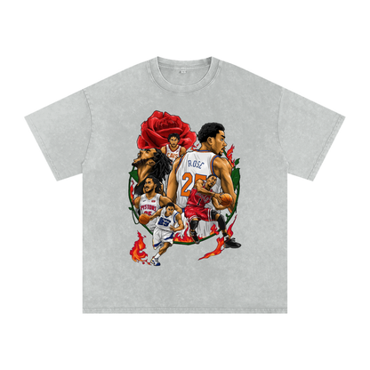 "D-Rose" Oversized Vintage Tee