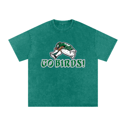 Saquon Barkley "Go Birds" Oversized Vintage Tee