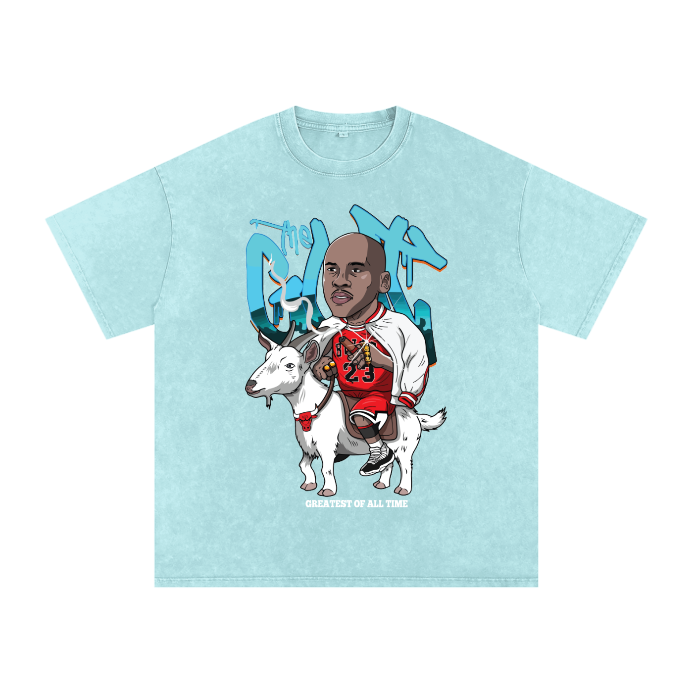 "The Goat" Oversized Vintage Tee