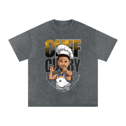 "Chef Curry" Oversized Vintage Tee