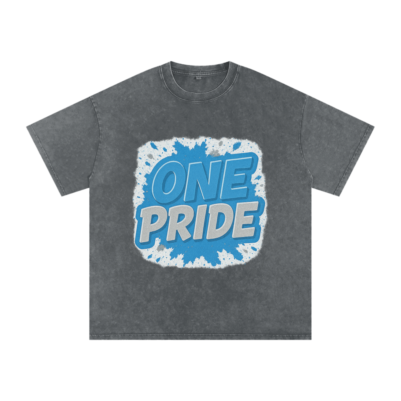 &quot;One Pride&quot; Detroit Inspired Oversized Vintage Tee