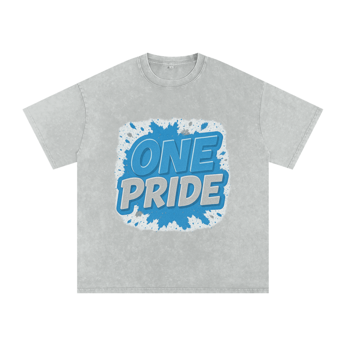 &quot;One Pride&quot; Detroit Inspired Oversized Vintage Tee