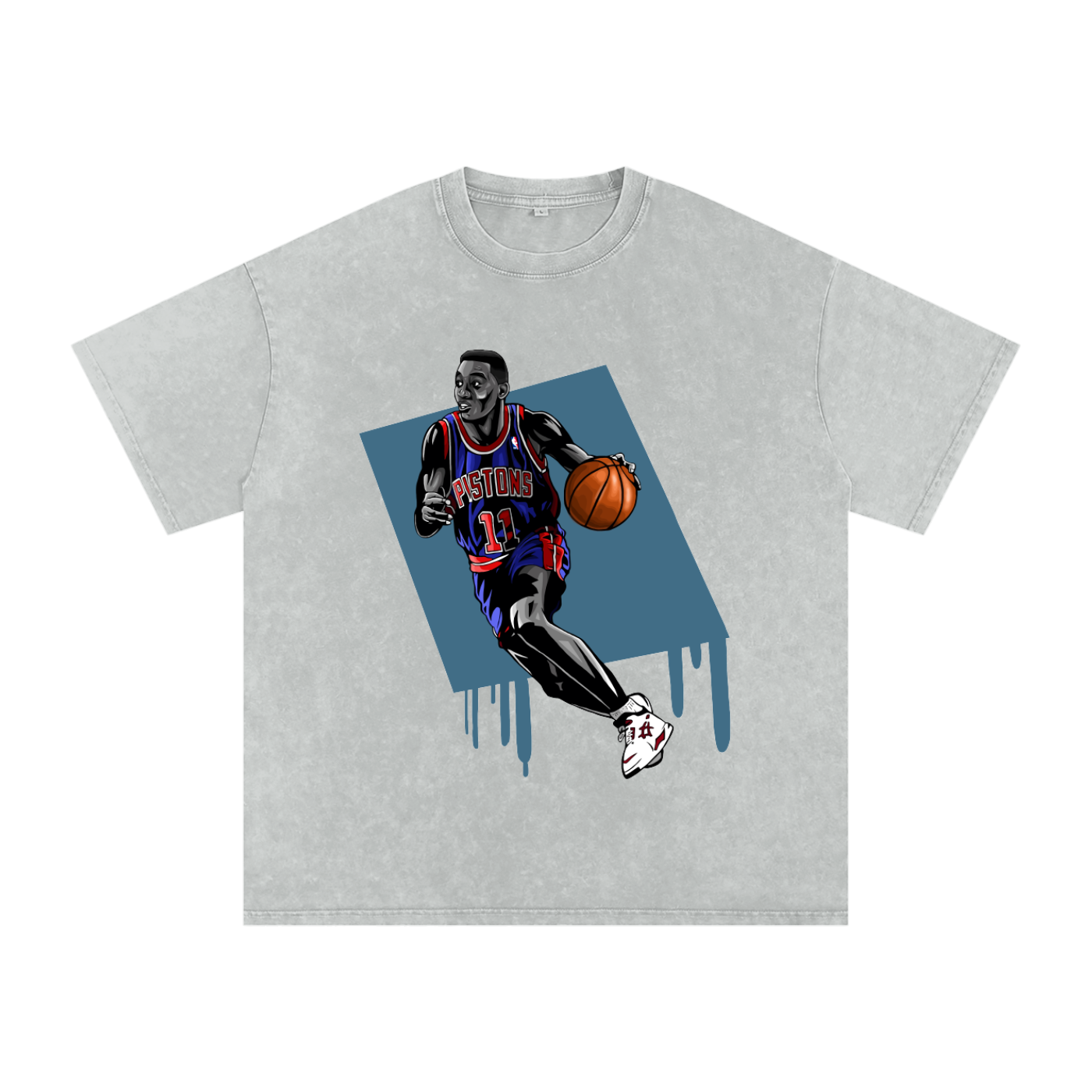 "Isiah Thomas" Oversized Vintage Tee